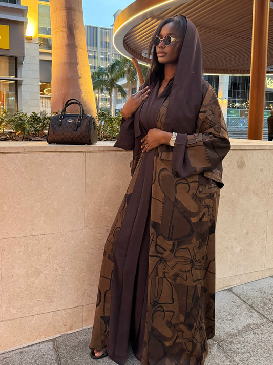 Abaya salinabrown
