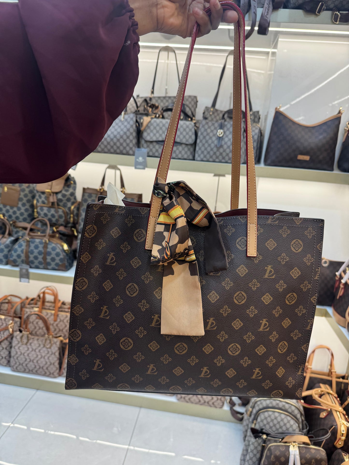 Sac cours foulard