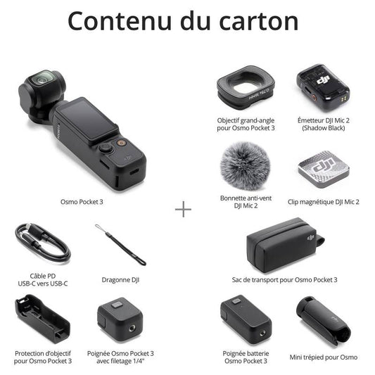 Camera dji Osmo pocket 3 combo creator Deuxième main