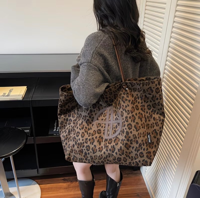 Sac Cabas Léopard Classique