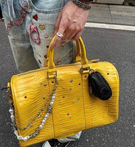 Sac Boston Croco
