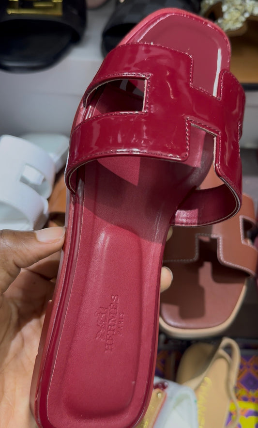 Sandales hermes shiny