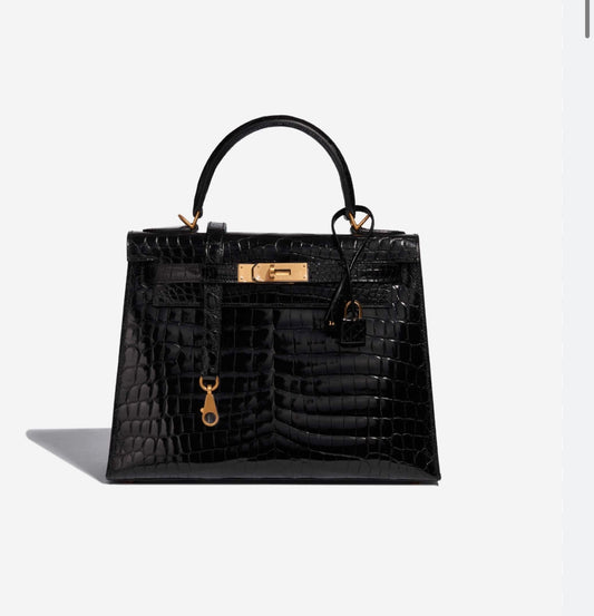 Sac Kelly croco