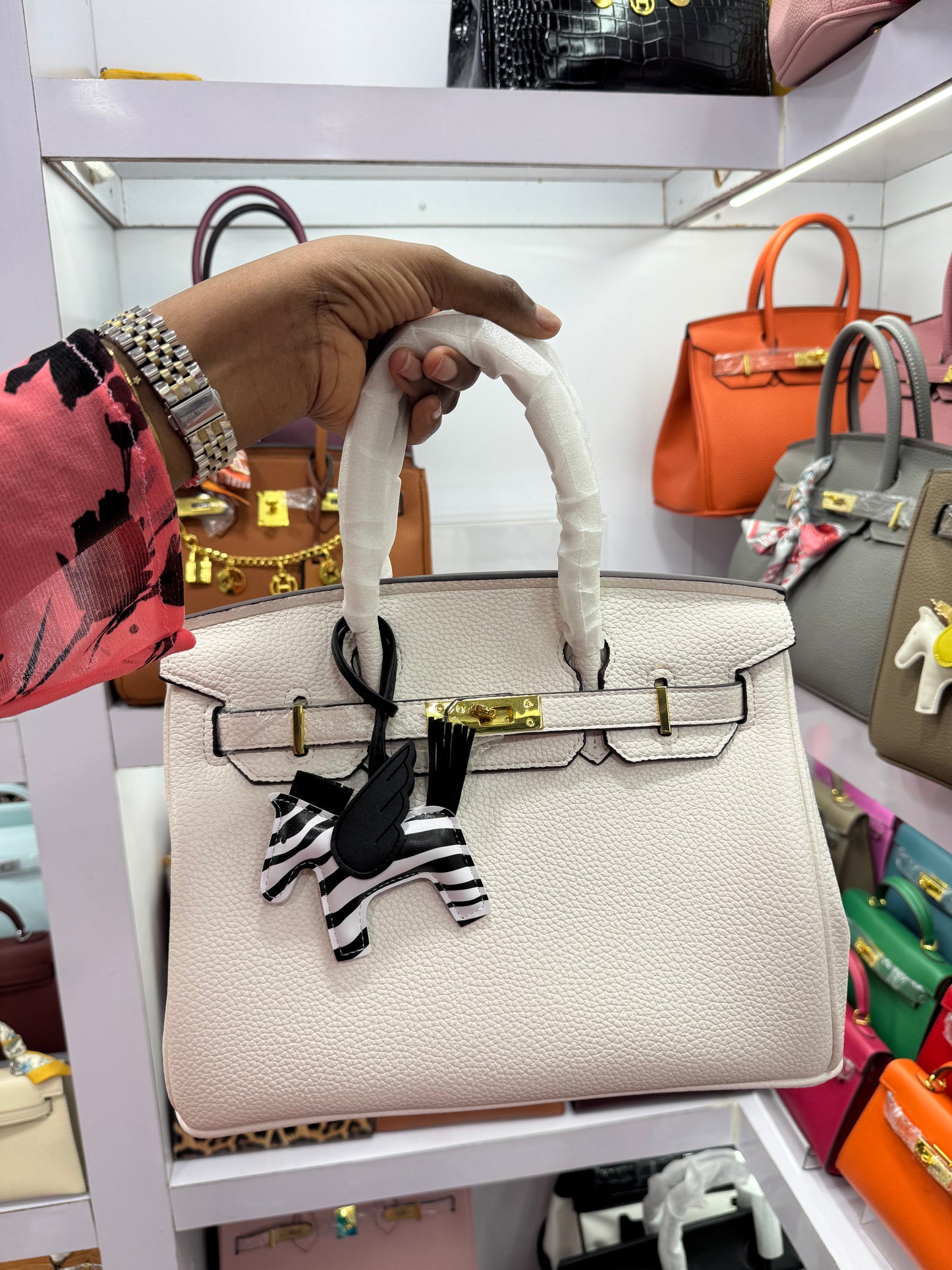 Sac hermes avec accessoires 35cm