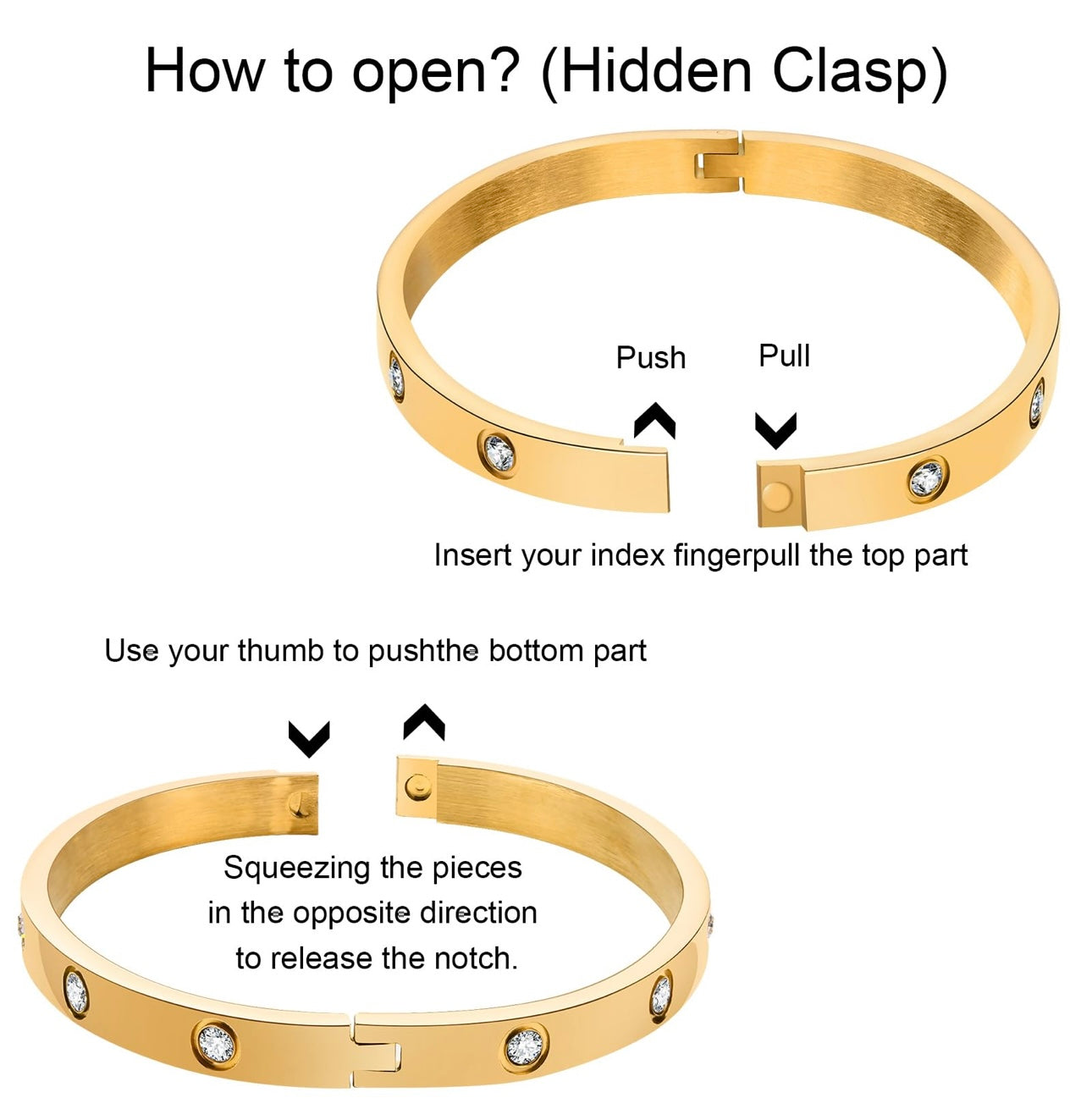 Bracelet cartier strass 5 pièces